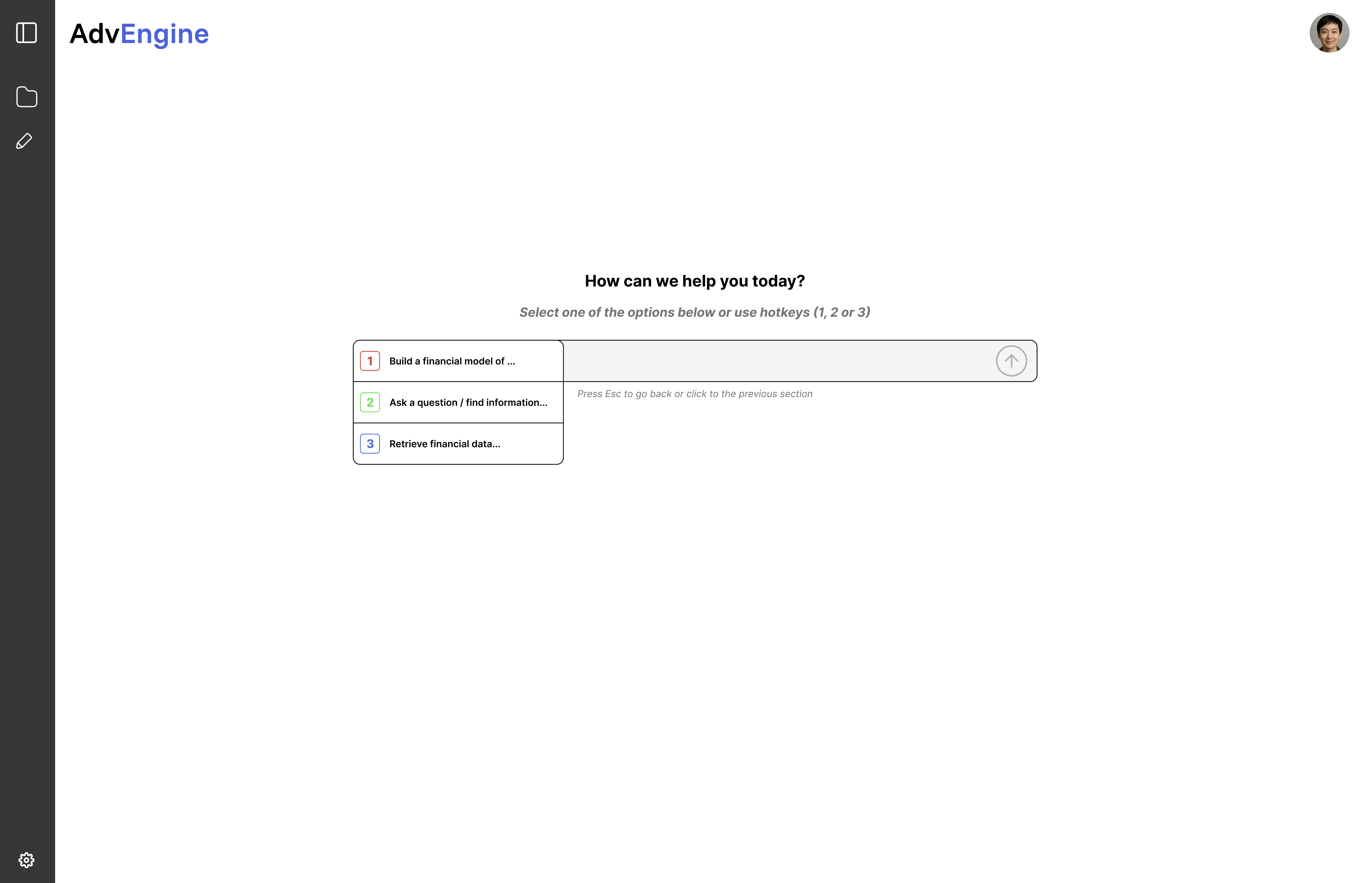 Welcome Page Preview
